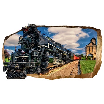 Fototapet 3D Startonight Tren de lux, luminos in intuneric, 1.50 x 0.82 m Fototapet 3D Startonight Tren de lux, luminos in intuneric, 1.50 x 0.82 m