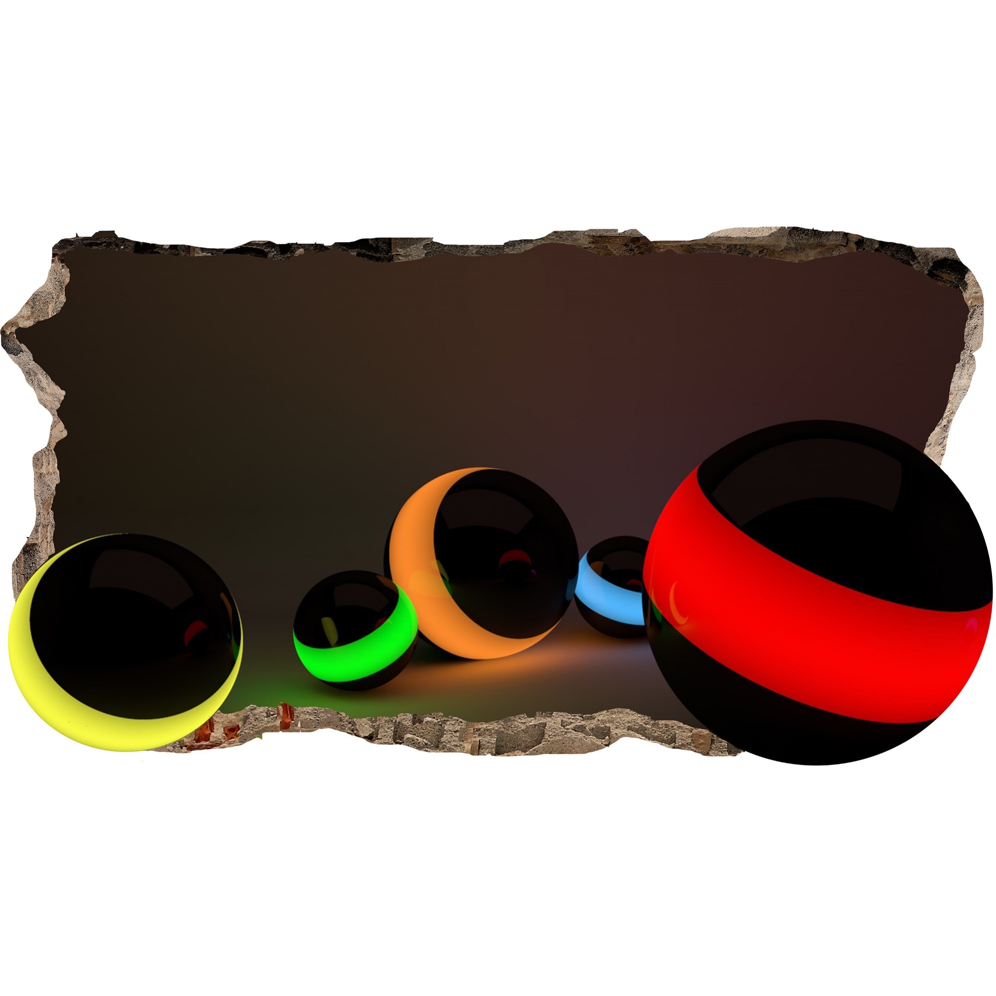 Fototapet 3D Startonight Bile colorate, luminos in intuneric, 2.20 x 1.20 m