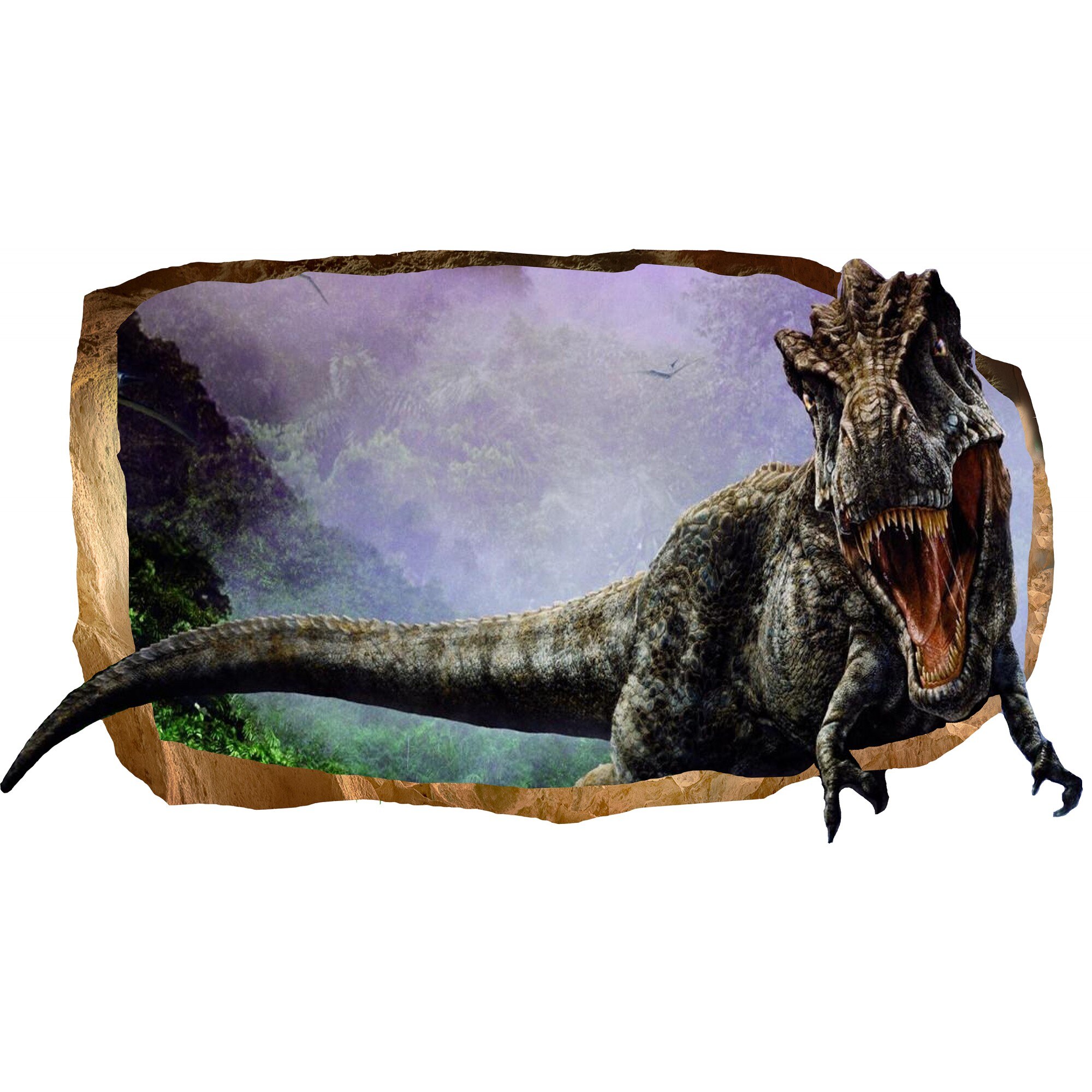 Fototapet 3D Startonight Dinozaur Jurasic, luminos in intuneric, 1.50 x 0.82 m