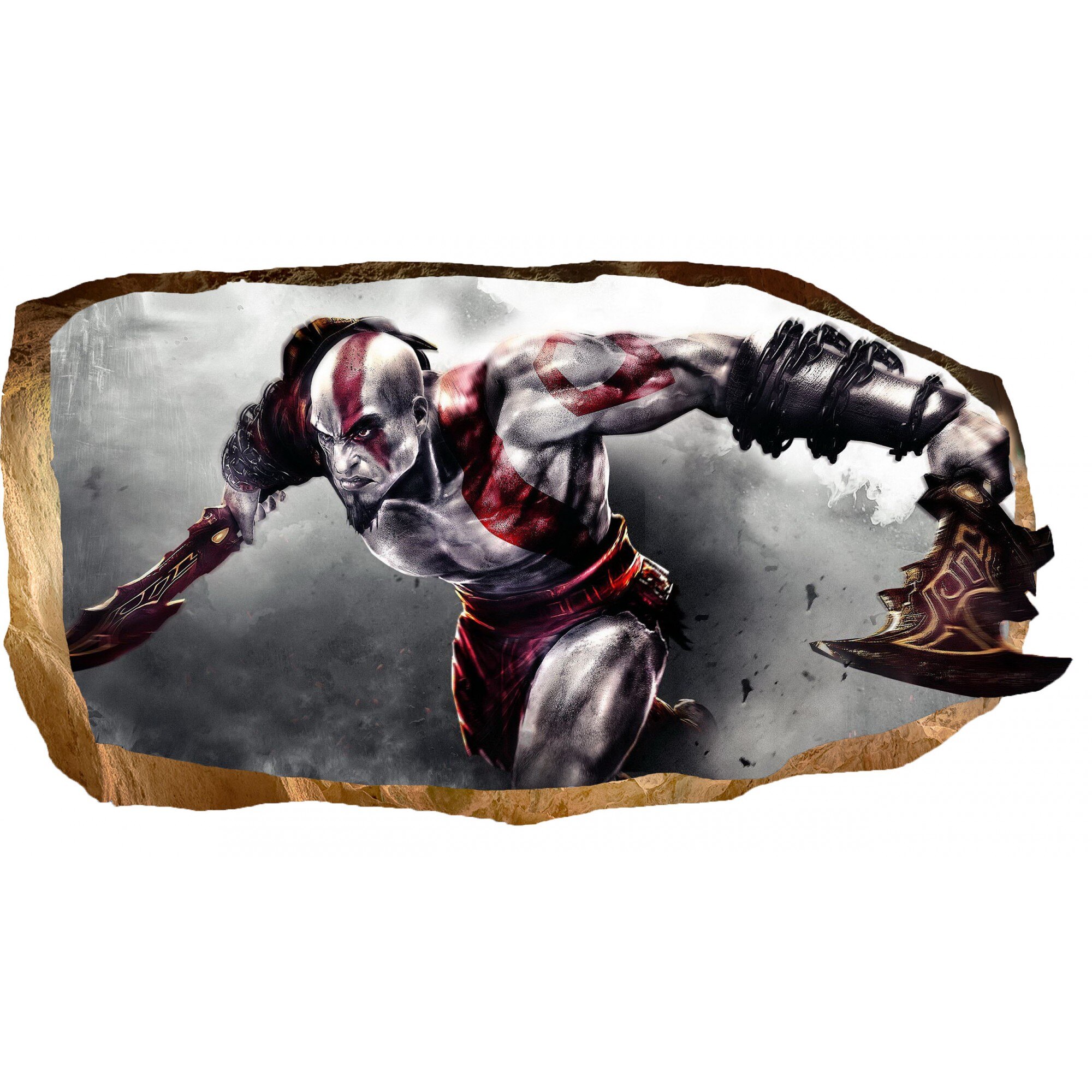 Fototapet 3D Startonight Luptator din trecut, luminos in intuneric, 2.20 x 1.20 m