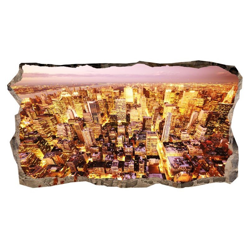 Fototapet 3D Startonight Orasul de aur, luminos in intuneric, 2.20 x 1.20 m