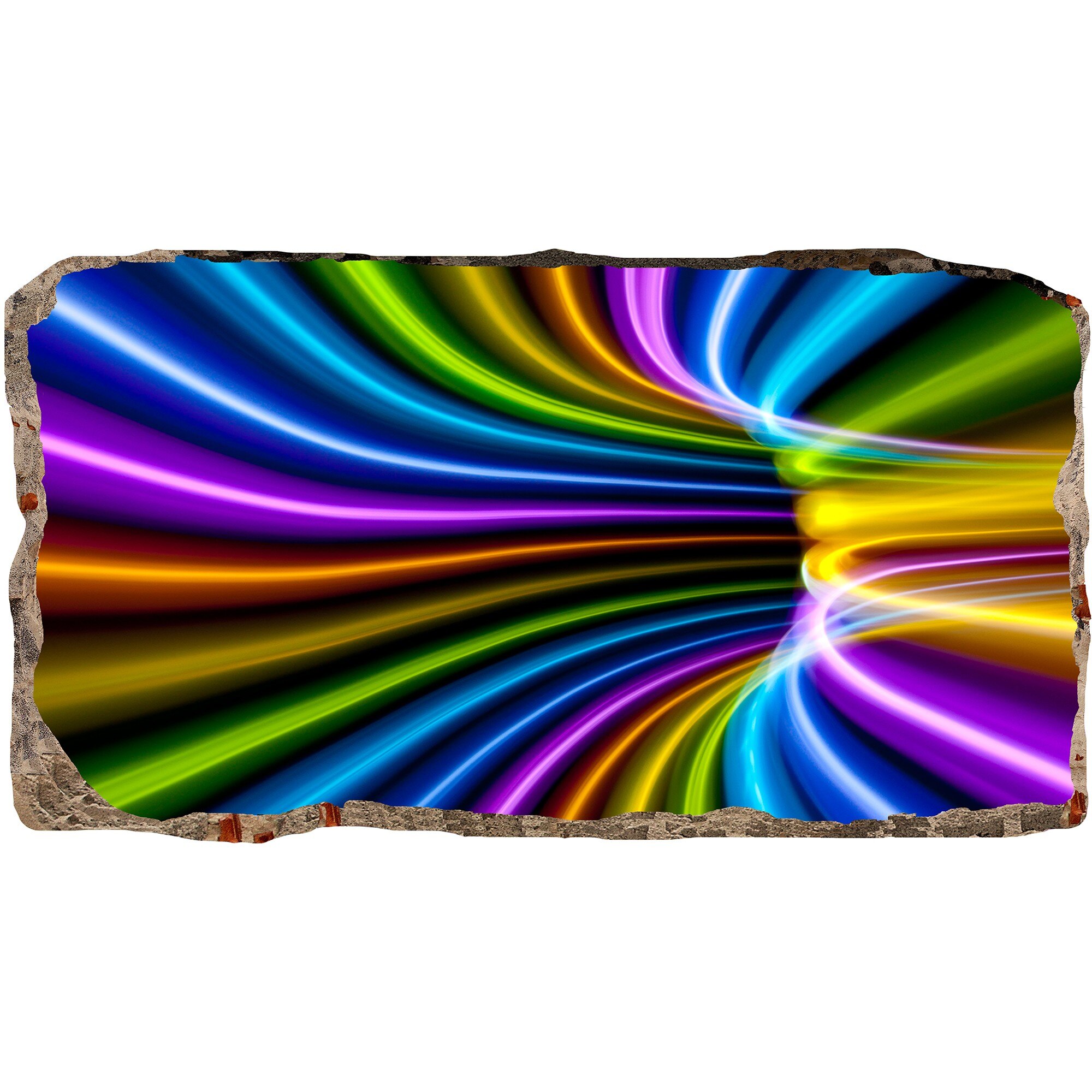 Fototapet 3D Startonight Tunel colorat, luminos in intuneric, 2.20 x 1.20 m