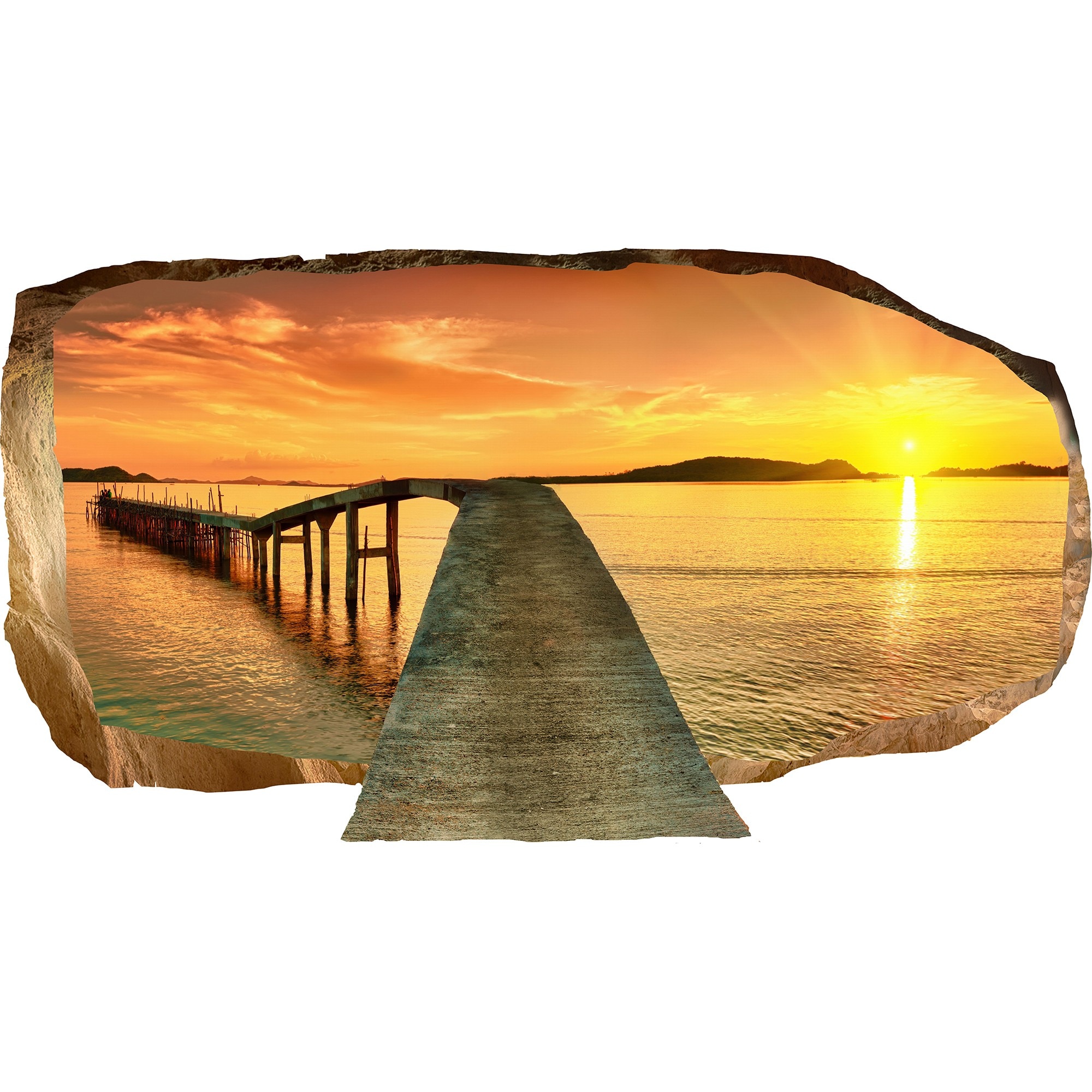 Fototapet 3D Startonight Primul pas , luminos in intuneric, 2.20 x 1.20 m