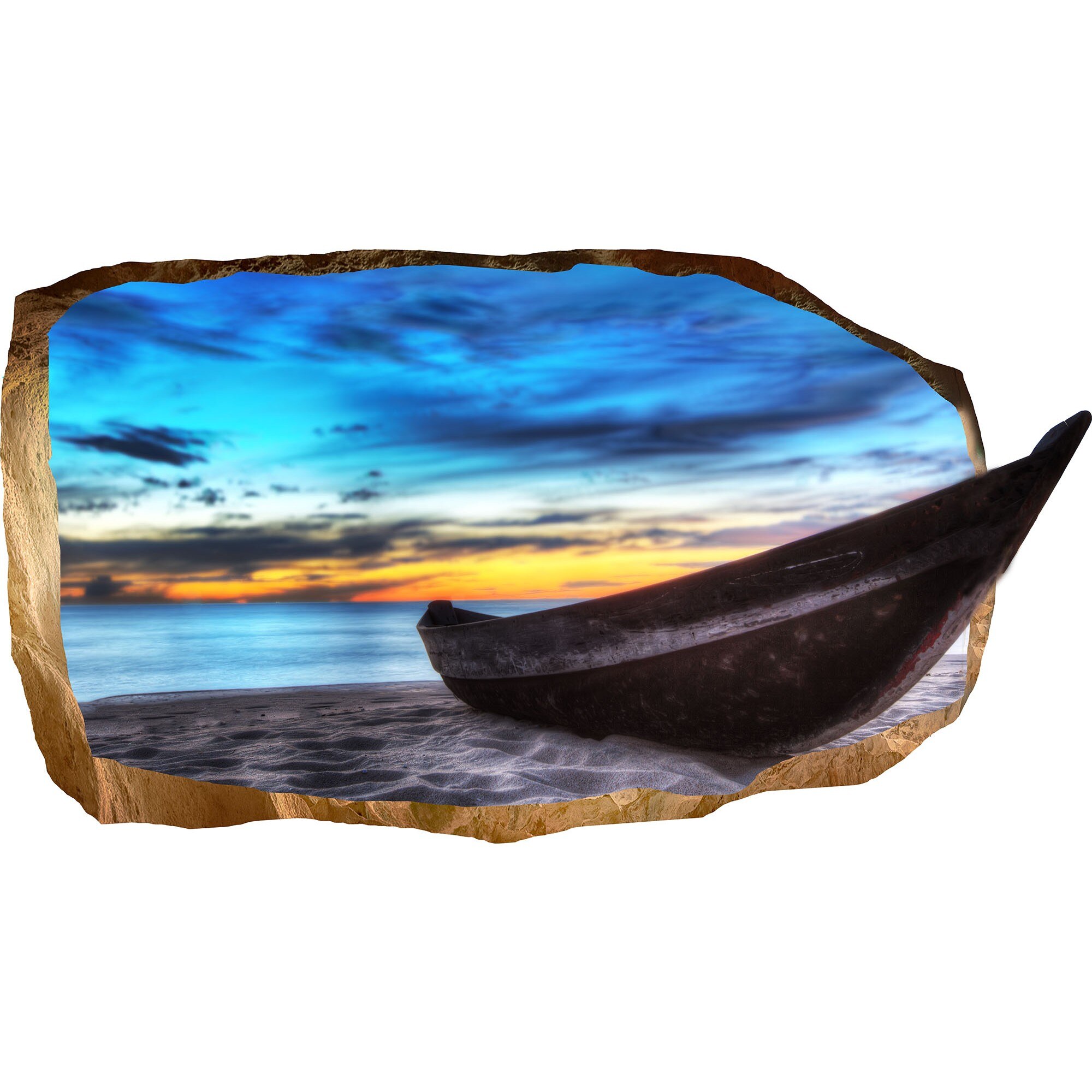 Fototapet 3D Startonight Barca din camera, luminos in intuneric, 1.50 x 0.82 m