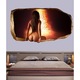 Fototapet 3D Startonight Copac de foc, luminos in intuneric, 1.50 x 0.82 m