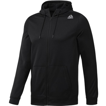 Hanorac barbati Reebok Workout Ready Full Zip, Negru Hanorac barbati Reebok Workout Ready Full Zip, Negru