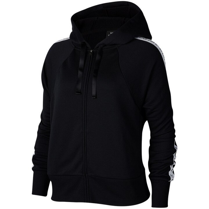 Hanorac Nike W Dry Flc Get Fit Hd Fz Jdi, Negru