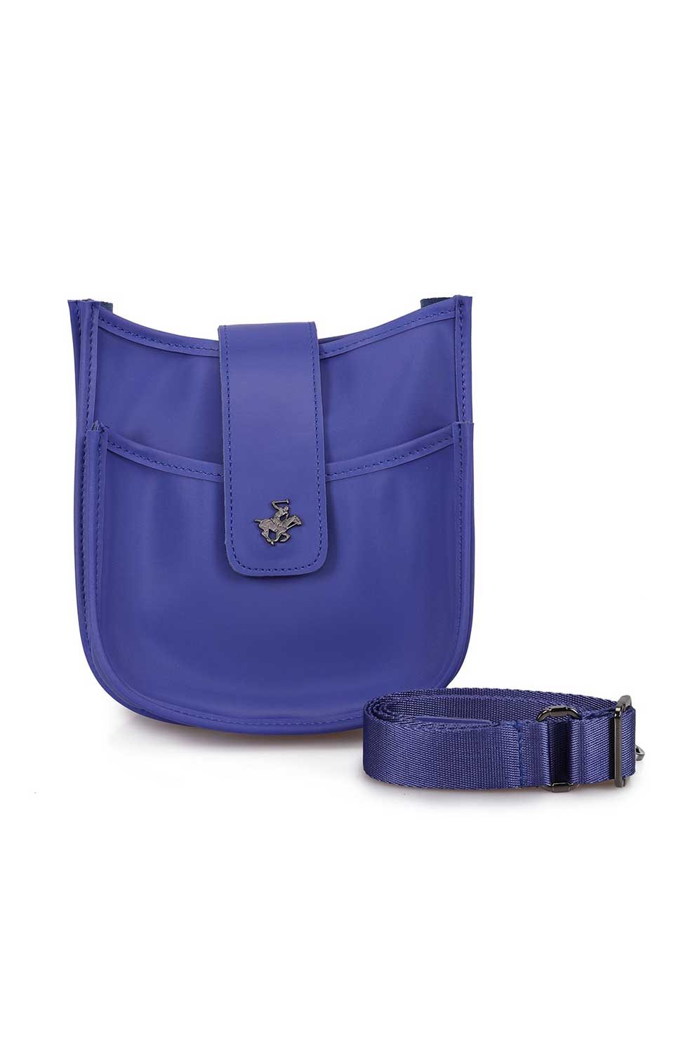 Beverly Hills Polo Club, Geanta crossbody cu clapa, Indigo
