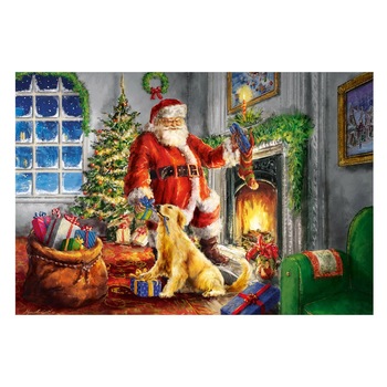 Puzzle Trefl cu 160 piese, Mos Craciun, Maison du Paradis, 41 x 27.8 cm Puzzle Trefl cu 160 piese, Mos Craciun, Maison du Paradis, 41 x 27.8 cm