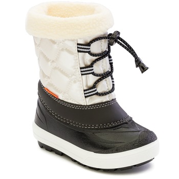Cizme de iarna cu interior lana naturala Demar Furry, Alb/Negru Cizme de iarna cu interior lana naturala Demar Furry, Alb/Negru