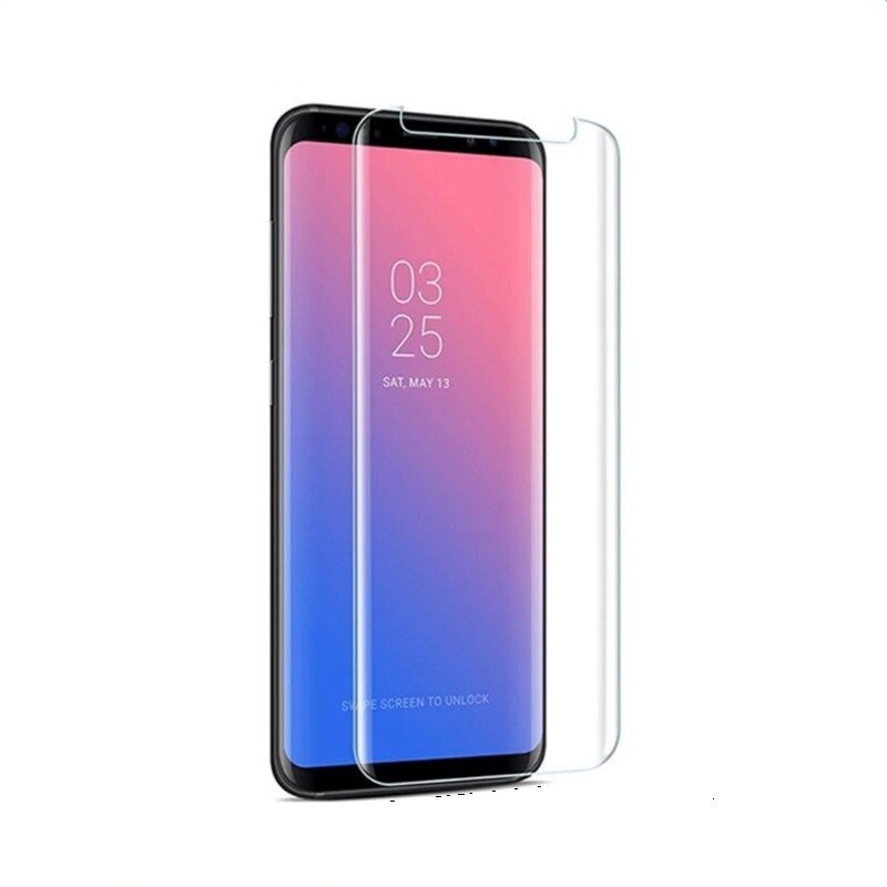 Folie de sticla Premium cu Nano Lichid UV pentru Galaxy S8 Plus
