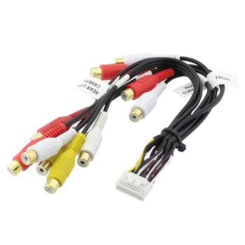 Cablu conectare Kenwood, conector RCA, 20 pini, T114723 Cablu conectare Kenwood, conector RCA, 20 pini, T114723