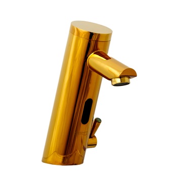 Baterie lavoar cu senzor TRENDY'S, montare chiuveta baie gold Baterie lavoar cu senzor TRENDY'S, montare chiuveta baie gold