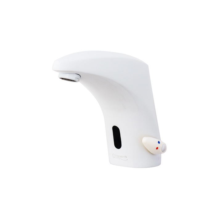 TRENDY érzékelős mosdócsaptelep, smart keverővel, DC6V matt fehér