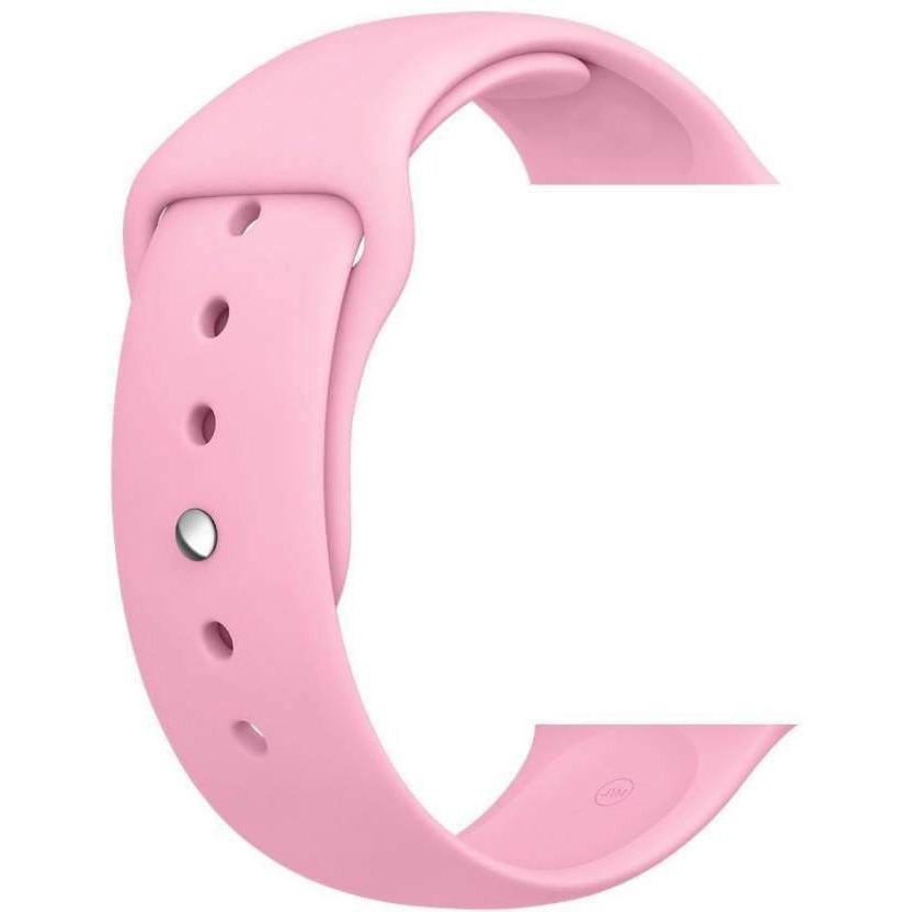 Curea din silicon pentru Apple Watch, compatibil cu dimensiunea 42/44 mm, Roz, BBL1787