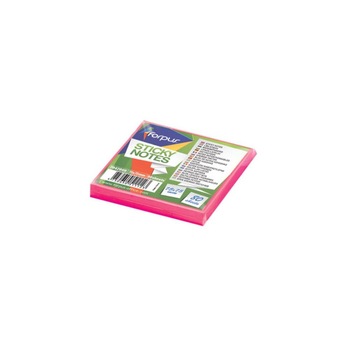 Notite Adezive FORPUS, 75x75 mm, 80 File, Culoare Roz Notite Adezive FORPUS, 75x75 mm, 80 File, Culoare Roz