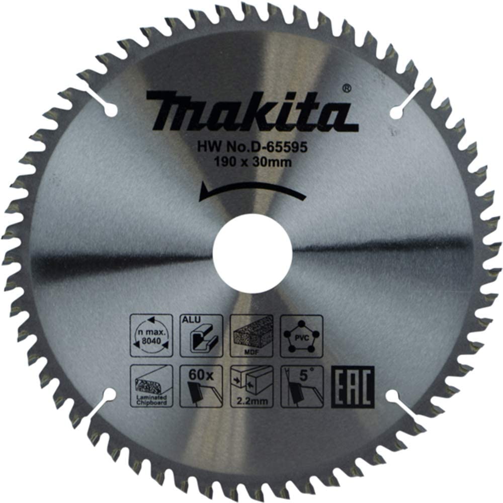 Disc circular multimaterial Makita 190x30mmx60Th