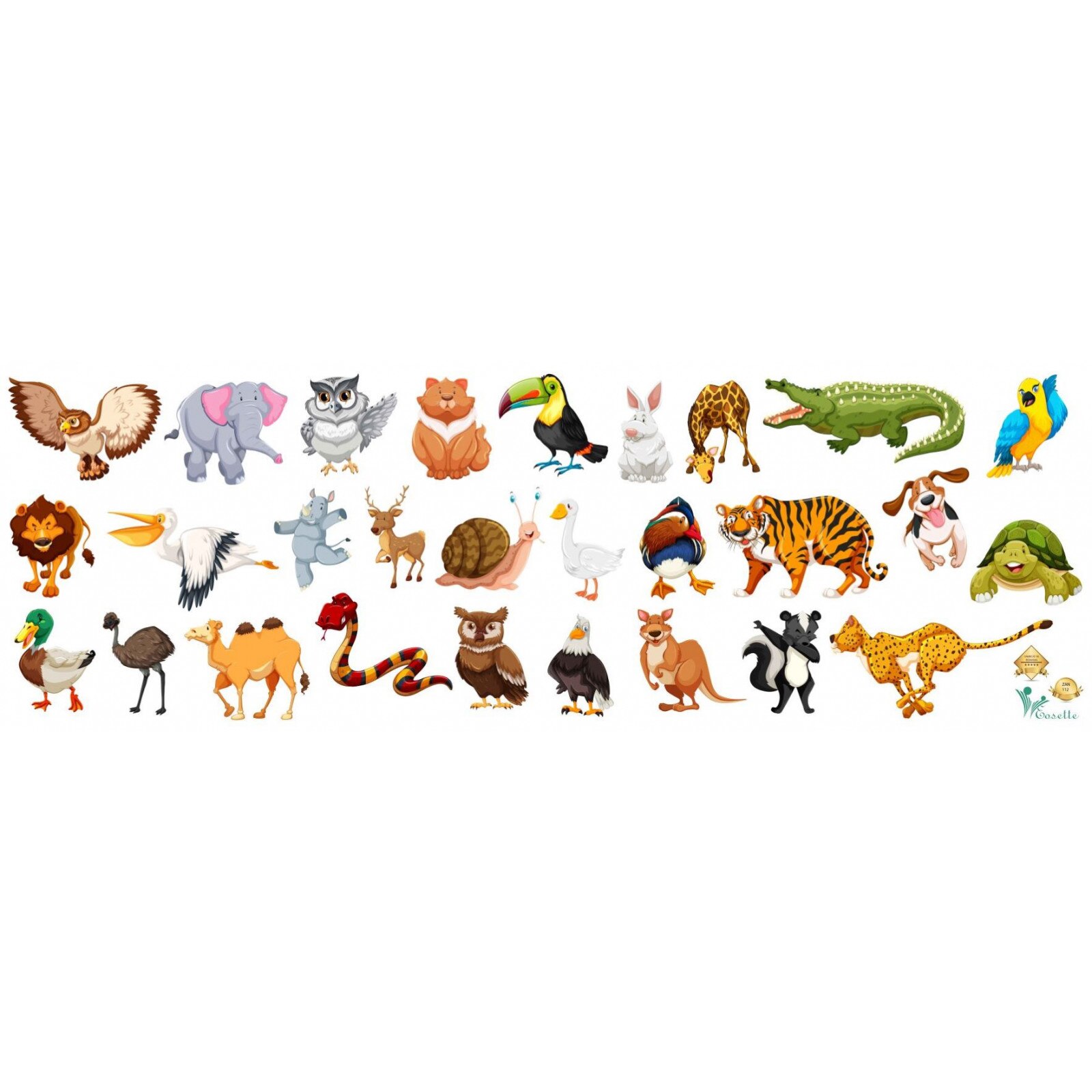 Sticker Animale - 30x90 cm
