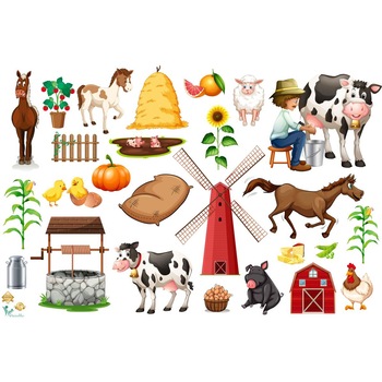 Stickere La Ferma - 60x90 cm Stickere La Ferma - 60x90 cm