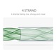 Fir textil pescuit 1000m 0.26mm Benedict Super Braided, multifilament impletit in 4 fire, culoare galben fluo, profil rotund, rezistent la abraziune, pescuit la crap, feeder si spinning, stiuca, somn