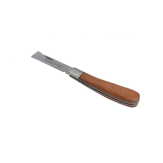 Cutit pentru altoit Micul Fermier, drept, lungime 11 cm, maro