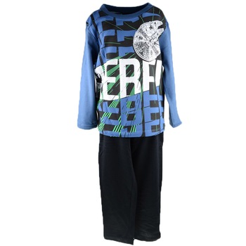 Pijama pentru baieti Sun City Star Wars TH2126, Bleumarin Pijama pentru baieti Sun City Star Wars TH2126, Bleumarin