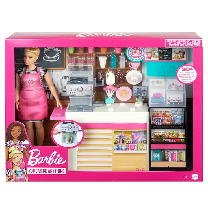 Mattel Barbie kávézó babával