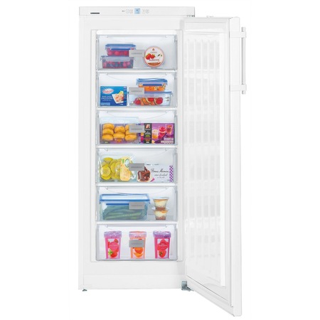 Congelator Liebherr GP 2433,190 L, SmartFrost, Control taste, Display, SuperFrost, 6 sertare, H 144.7 cm, Clasa F, Alb