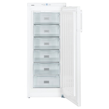 Congelator Liebherr GP 2433,190 L, SmartFrost, Control taste, Display, SuperFrost, 6 sertare, H 144.7 cm, Clasa F, Alb