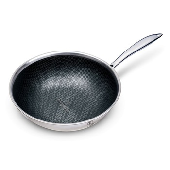 Tigaie wok Berlinger Haus, otel inoxidabil, argintiu, 28 cm Tigaie wok Berlinger Haus, otel inoxidabil, argintiu, 28 cm
