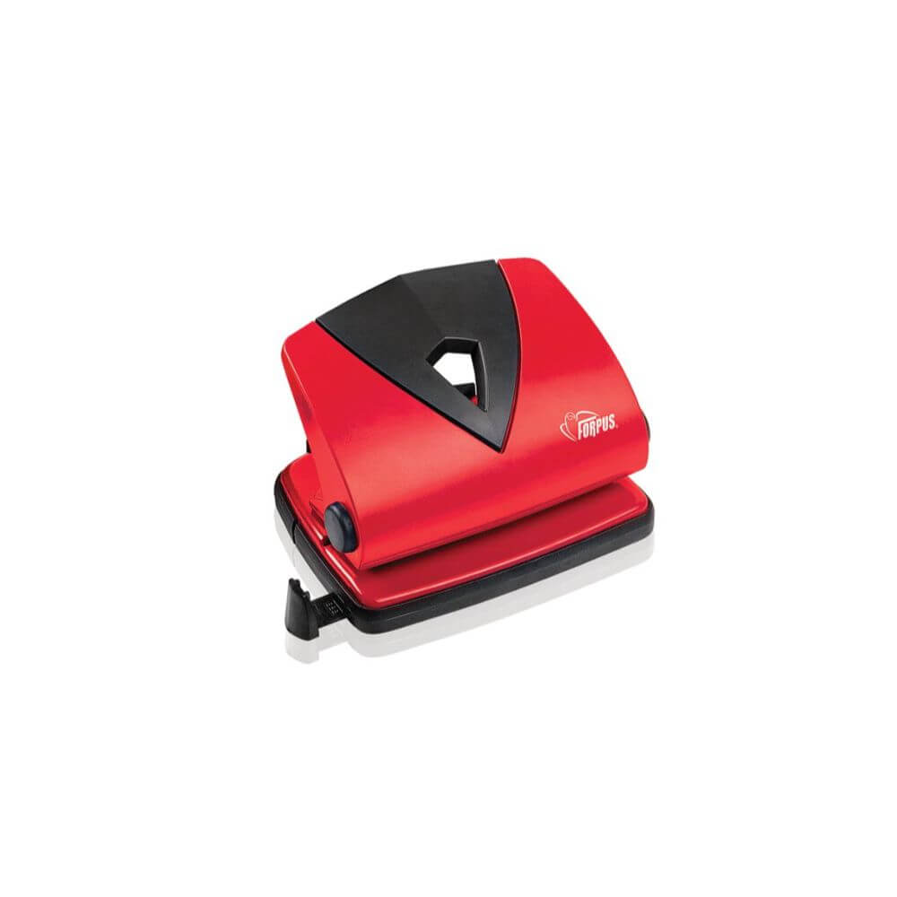 Perforator Metalic FORPUS, 30 Coli, Culoare Rosie