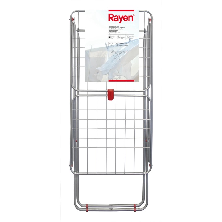 Uscator rufe extensibil, otel, 19 m capacitate de uscare, Rayen - 8412955003333