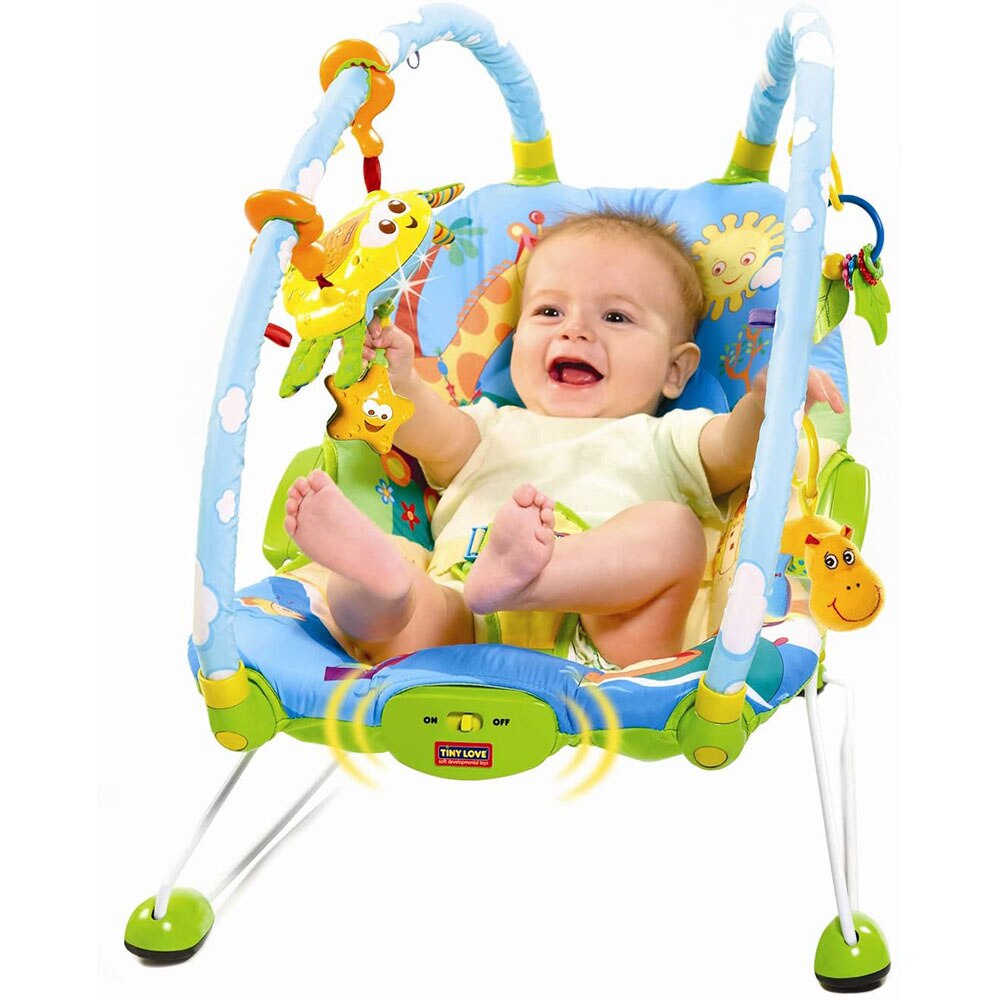 Музикален шезлонг Tiny Love Gymini Bouncer eMAG.bg