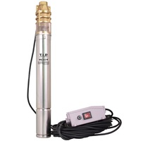 Pompa submersibila apa curata de adancime T.I.P.Special MSC 3/3 M,corp inox, 1100W, debit max. 2.520l/h, inaltime refulare max. 58 m,absorbtie 12 m,presiune max. 5.8 bar