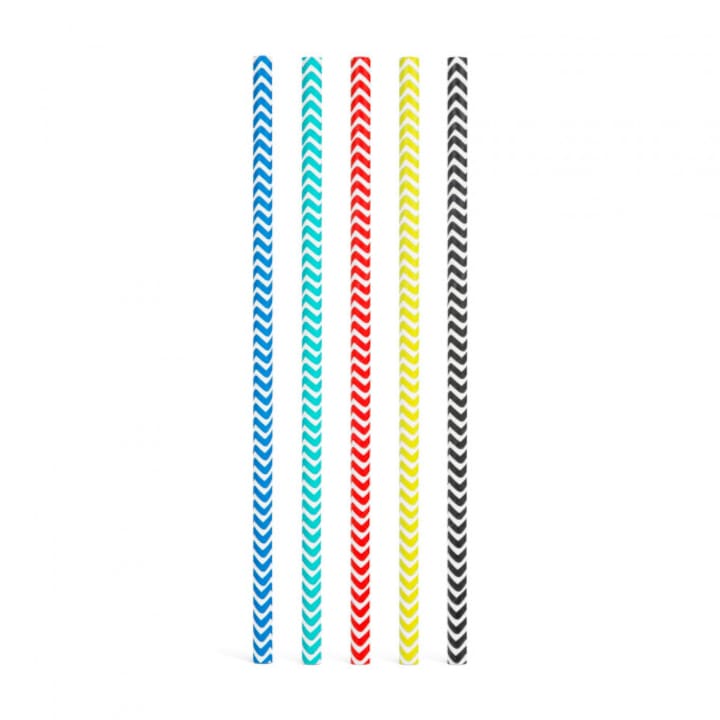 Set Paie de Hartie - cu Dungi - 25 buc