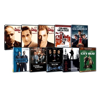 Pachet filme Gangster, 10 DVD Pachet filme Gangster, 10 DVD