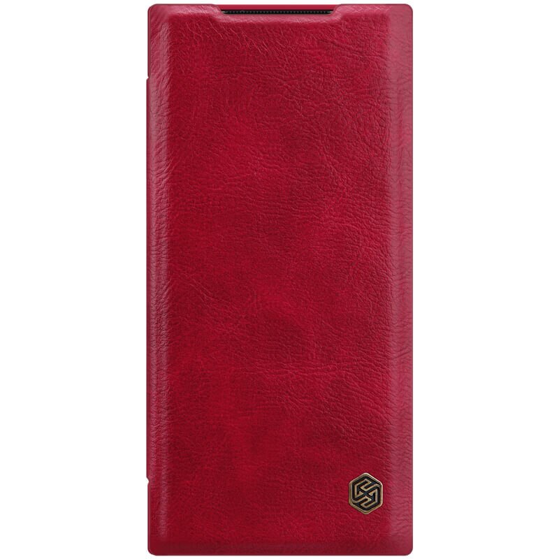 Husa tip carte Nillkin Qin pentru Samsung Galaxy Note 20 Ultra , rosu