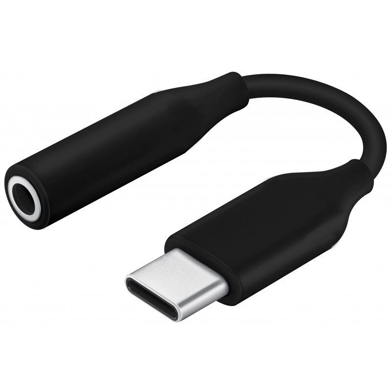 Adaptor Audio Type-C la Jack 3.5 mm, SmartGSM, Negru