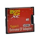 Adaptor Micro SD card la CF card, Compact Flash Type I