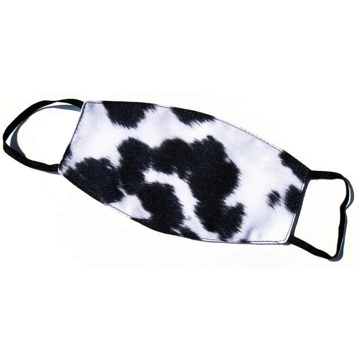 Tehén bőr mintás sima szájmaszk