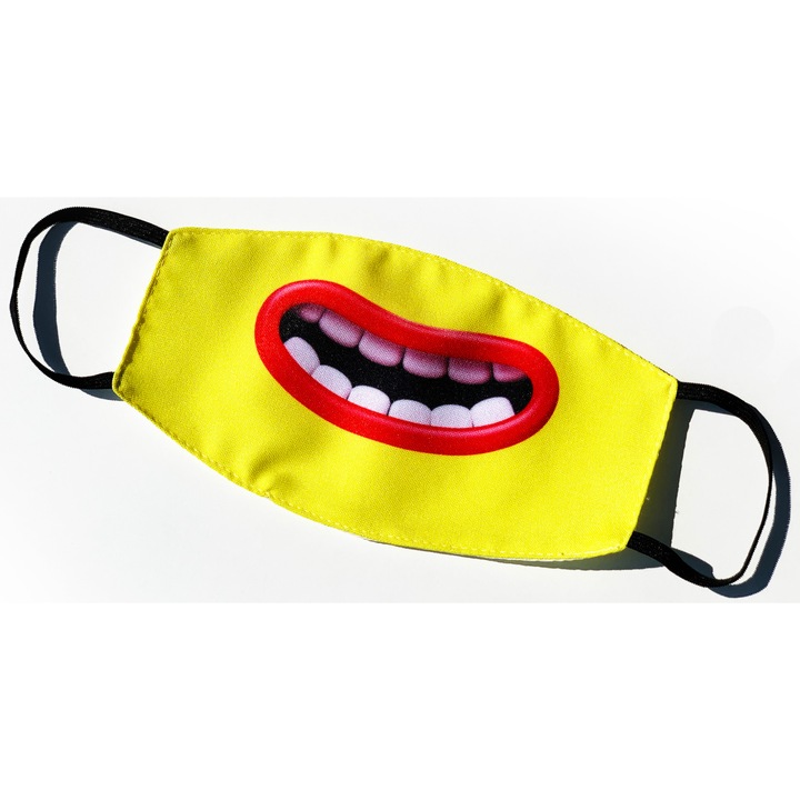 Mosoly mintás sima szájmaszk