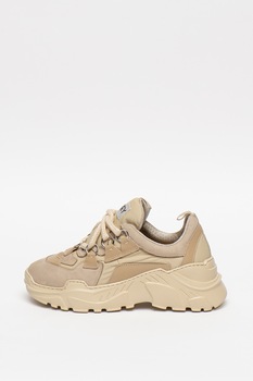 my grey pantofi sport din piele si material textil cu talpa wedge imagen 3_0_
0