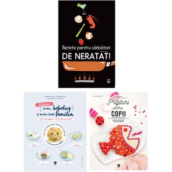 Pachet Larousse retete, 3 carti Pachet Larousse retete, 3 carti