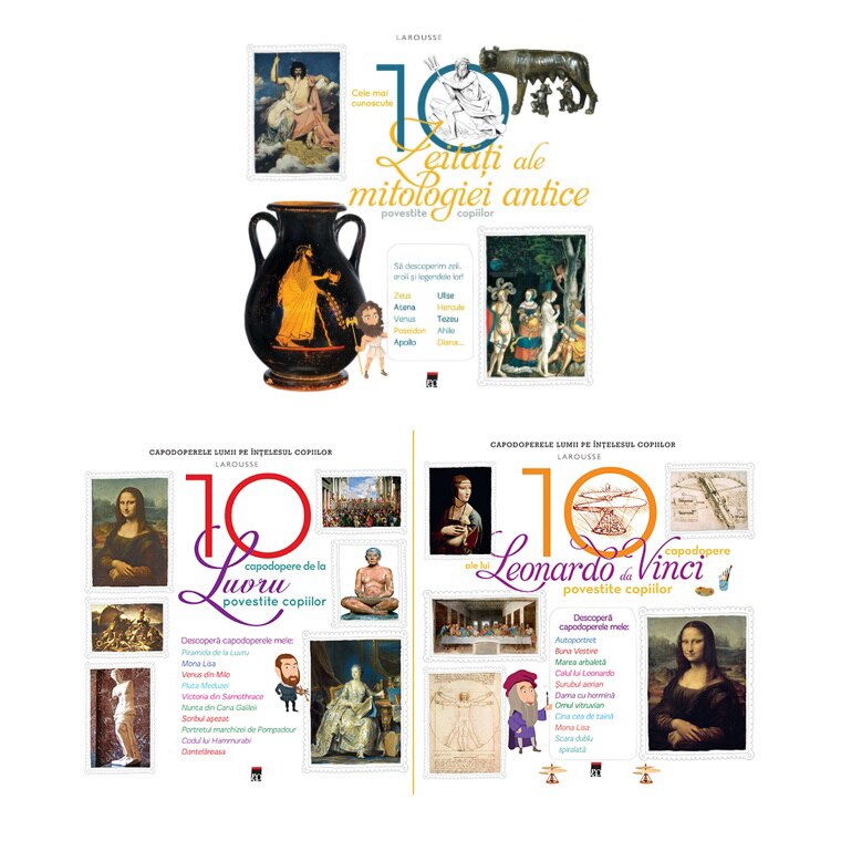 Pachet Larousse arta, 3 carti