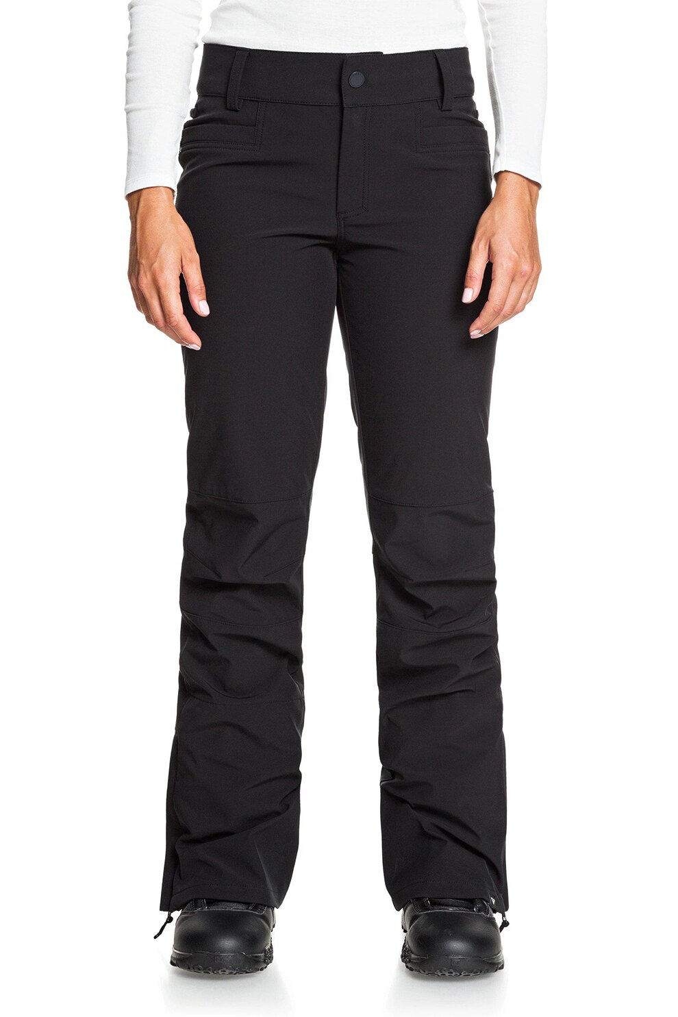 ROXY, Pantaloni pentru sporturile de iarna Creek Short Shell, Negru, S