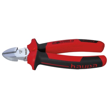Cleste diagonal 160 mm, Haupa, izolatie 1000V Cleste diagonal 160 mm, Haupa, izolatie 1000V