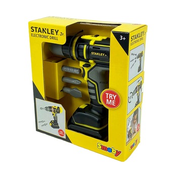 Set de joaca Smoby - Stanley electronic drill Set de joaca Smoby - Stanley electronic drill