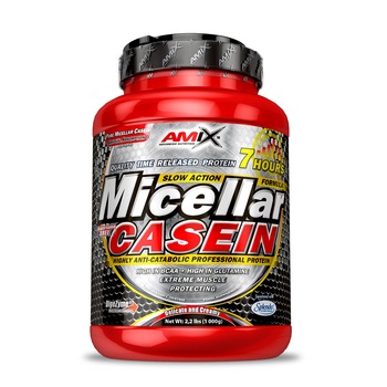 Proteine cazeina Amix Micellar Casein Capsuni 1.000 Kg Proteine cazeina Amix Micellar Casein Capsuni 1.000 Kg