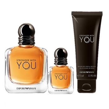 Set Armani Emporio Stronger With You, Apa de toaleta 50 ml + Apa de toaleta 7 ml + Gel de dus 75 ml, Barbati Set Armani Emporio Stronger With You, Apa de toaleta 50 ml + Apa de toaleta 7 ml + Gel de dus 75 ml, Barbati