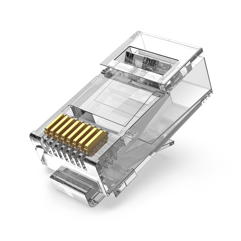 Conectori RJ45 CAT 6A, UTP ,100 buc, Vention